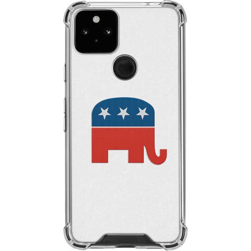 Republican Elephant Google Pixel 5 Clear Case